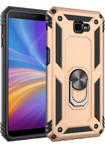 Samsung Galaxy J4 Plus Yüzüklü Standlı Vega Kılıf
