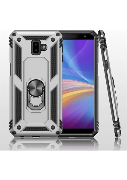 Samsung Galaxy J6 Plus Yüzüklü Standlı Vega Kılıf modelleri