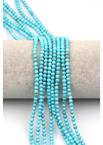 Turkuaz Doğaltaş Dizi 3 mm Küre Kesim