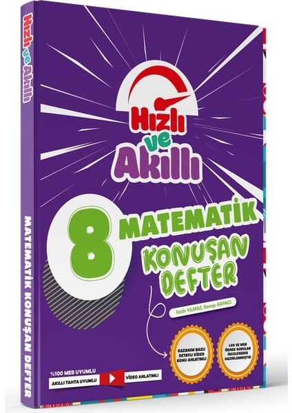 LGS 8. Sınıf Hızlı ve Akıllı Matematik Konuşan Defter