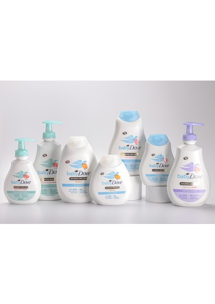 Baby Dove Hassas ve Kuru Cilde Sahip Bebekler İçin Saç Şampuanı 200 ml