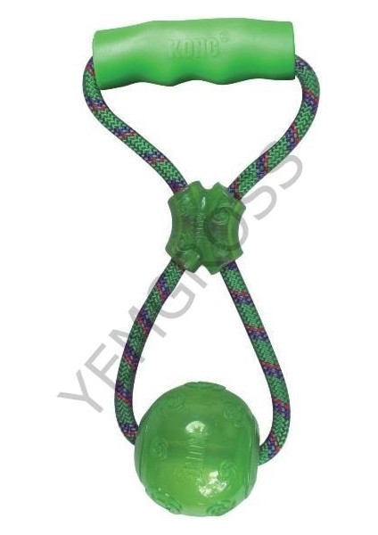 Köpek Tutamaçlı Sesli Oyun Topu M 27cm