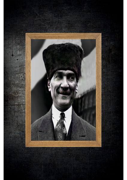 Ulu Önder Mustafa Kemal Atatürk Portresi, Çerçeveli Cam Tablo 20 x 30 cm modelleri