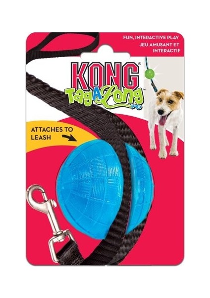 Kong Tagalong Gezdirme Kayışına Asılabilir Köpek Oyun Topu M