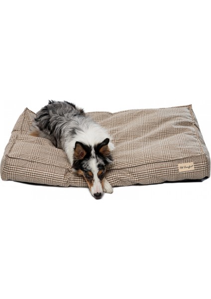 Lima Bej Kareli Köpek Yatağı M 90x60cm modelleri