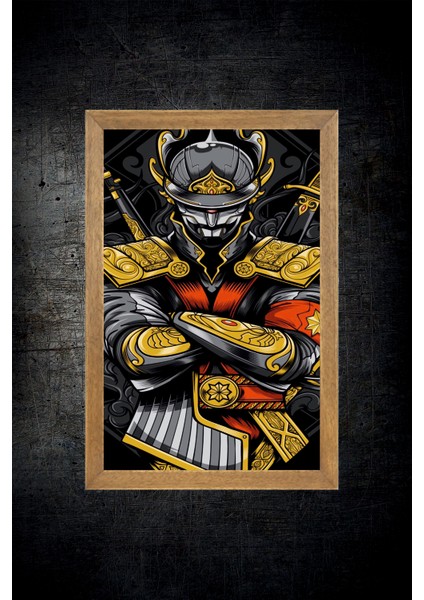 Samuray, Çerçeveli Cam Tablo 30 x 45 cm modelleri