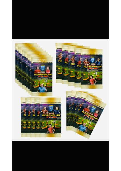 Fıfa 365 Adrenalyn 2025 Trading Card 15 Paket (90KART)