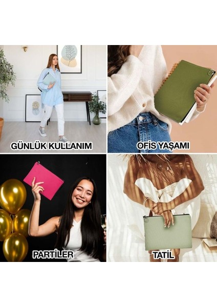 Astarlı Clutch El Çantası
