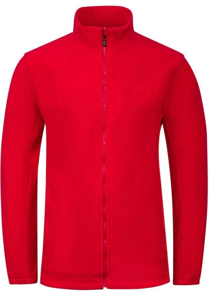 Saka Tam Fermuarlı Erkek Polar Sweatshirt