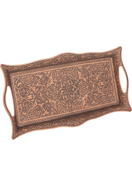 Otantik 2 Kişilik Mini Dikdörtgen Tepsi (027-2-M)