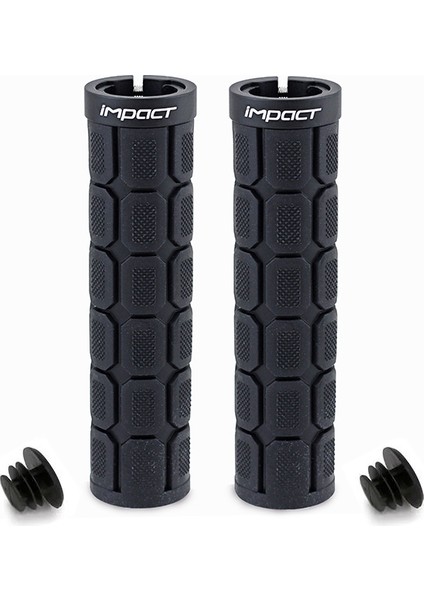 Epic Grid Yüzüklü Plastik Bisiklet Elciği Siyah