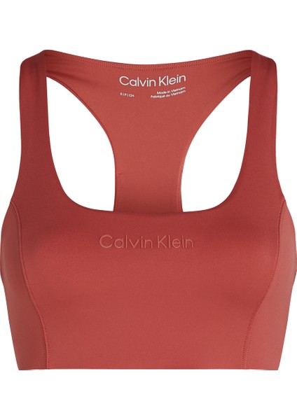 Calvin Klein Pembe Sporcu Sütyeni 00GWF4K171VAI-MEDIUM Support Bra