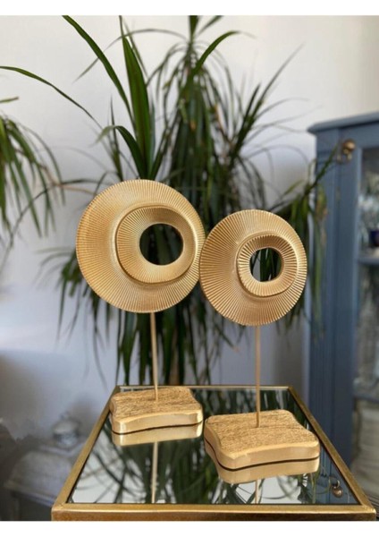 Tekno Trust 2 Li Takım Halka Model Aksesuar Dekoratif Biblo