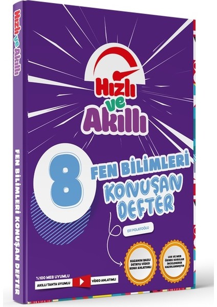 LGS 8. Sınıf Hızlı ve Akıllı Türkçe – Matematik - Fen Bilimleri – T.C. İnkılap Tarihi ve Atatürkçülük Konuşan Defter fırsatları