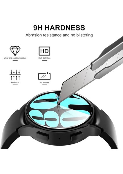 Samsung Galaxy Watch 4 40 mm ile Uyumlu Ekran Koruyucu Kolay Uygulanabilir Aparatlı Ekran Koruyucu fiyatları
