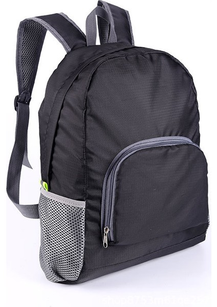 Katlanır Seyahat Sırt Çantası Açık Hava Seyahati Basit Ultra Hafif Deri Çanta Erkek ve Kız Öğrenci Eğitim Sırt Çantası (Yurt Dışından)