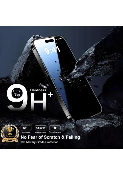 iPhone 16 Pro Uyumlu Ekran Koruyucu Anti-Dust Toz Önleyici Premium Temperli Cam Ekran Koruma modelleri