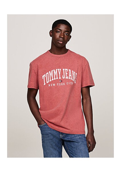 Tommy Hilfiger Tjm Reg Arc Varsıty Washed Tee