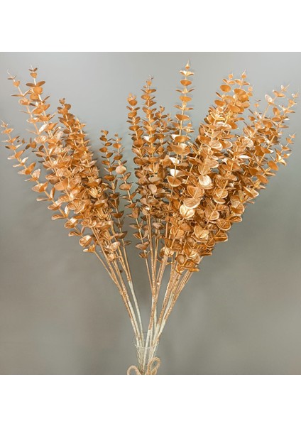 Osohome 2 Adet Gold Rengi Yapay Okaliptüs 85 cm Şık Bir Dekoratif fiyatları