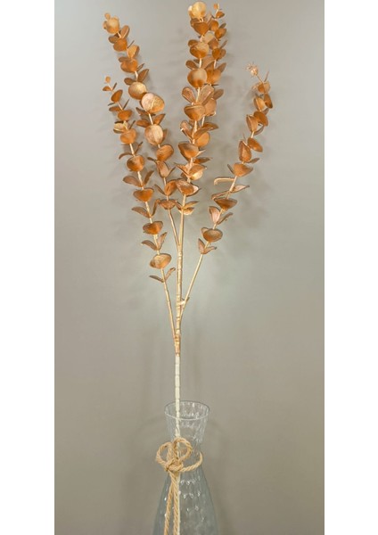 Osohome 2 Adet Gold Rengi Yapay Okaliptüs 85 cm Şık Bir Dekoratif fırsatları