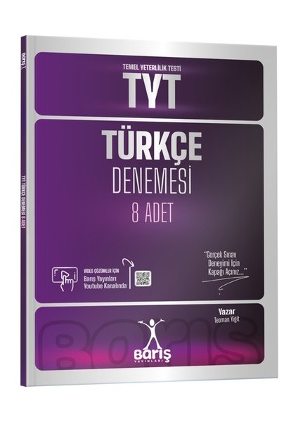 Barış Yayınları TYT Türkçe Denemesi 8 Adet - Teoman Yiğit