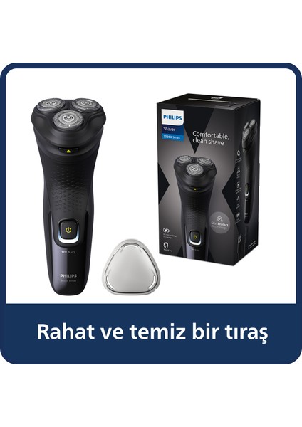 3000X Serisi Islak & Kuru Elektrikli Tıraş Makinesi -  X3021/00