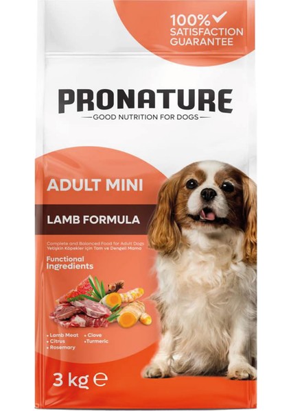 Daily Protect Kuzu Eti ve Pirinçli Küçük Irk Yetişkin Köpek Maması 3kg
