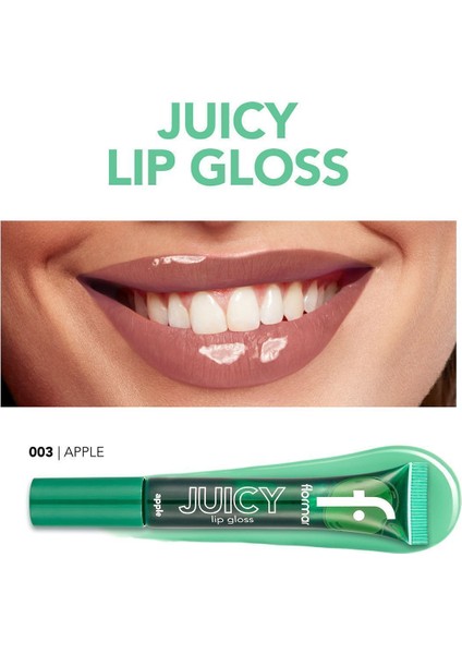 Juicy Lip Gloss Meyve Aromalı Besleyici Dudak Parlatıcısı (003 Apple) 8682536087735