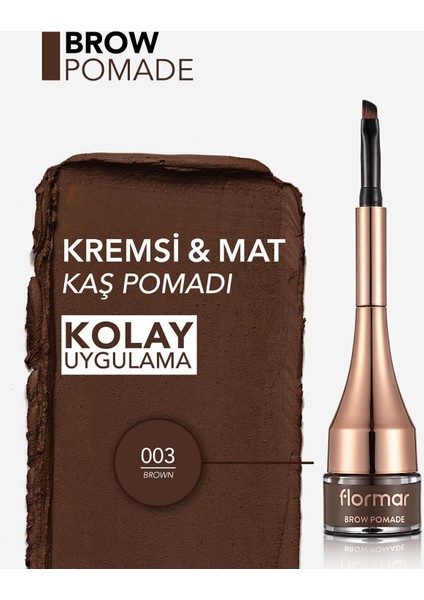 - Kaş Maskarası Ve Kaş Farı - Brow Pomade 003 Brown 8690604572205 32000061