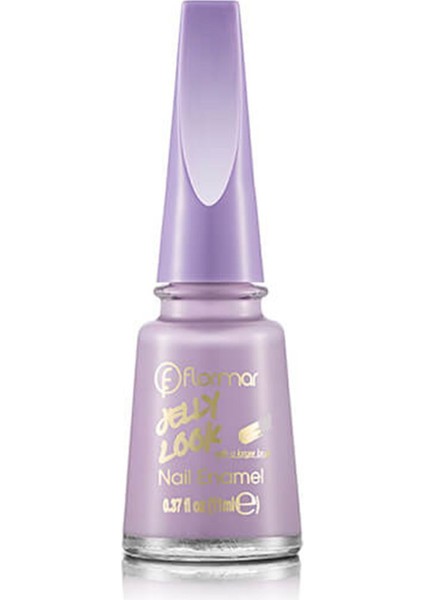 Jelly Look Yoğun Renk Veren Jel Görünümlü Parlak Oje (JL19 Tender Lilac) 8690604282135