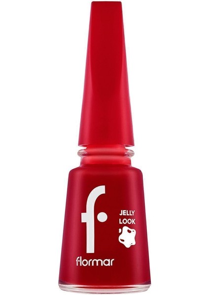 Jelly Look Nail Enamel Oje L23 Stunning Red