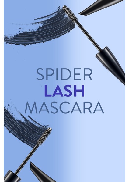 Spider Lash Yoğun Renk ve Hacim Veren Maskara (001 Deep Black) 8690604110643