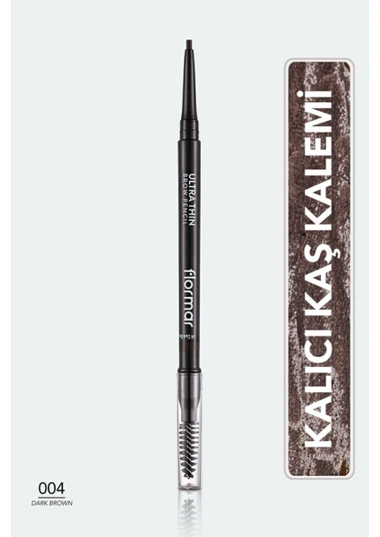 - Kaş Maskarası Ve Kaş Farı - Ultra Thin Brow Pencil  004 Dark Brown 8690604572137 47000055