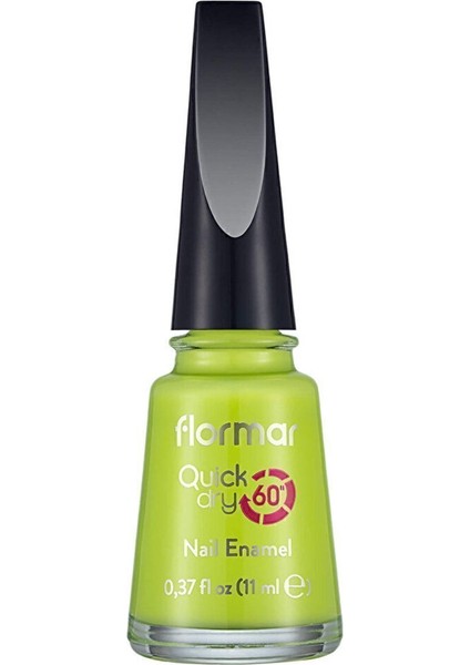 Quick Dry Hızlı Kuruyan İnce Yapılı & Parlak Bitişli Oje (QD43 Green First) 8682536040556