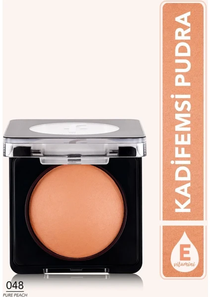 Baked Blush-On Yüksek Pigmentli & Mat Bitişli Fırınlanmış Allık (048 Pure Peach) 8682536051460