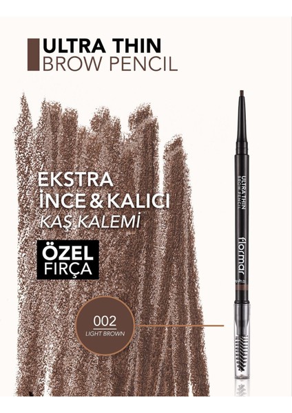 Ultra Thin Brow Pencil (002 Light Brown) 8690604572113