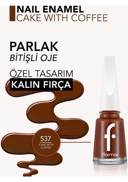 Nail Enamel Yüksek Pigmentli & Parlak Bitişli Oje