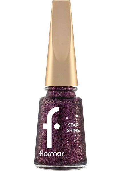 Star Shine Yüksek Pigmentli & Parlak Bitişli Metalik Oje