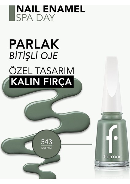 Nail Enamel Yüksek Pigmentli & Parlak Bitişli Oje