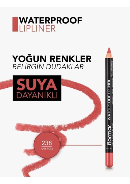 - Dudak Kalemi - Waterproof Lipliner 238 Pure Rose 8690604567515 47000037