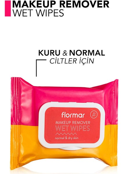 Wet Wipes Normal ve Kuru Ciltler için Temizleme Mendili  001