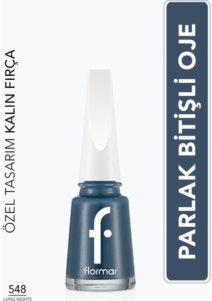 Nail Enamel Yüksek Pigmentli & Parlak Bitişli Oje