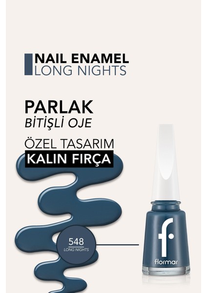 Nail Enamel Yüksek Pigmentli & Parlak Bitişli Oje