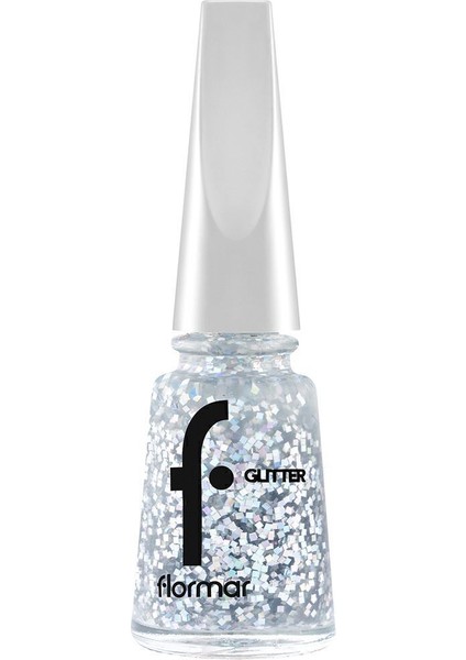 Glitter Yarı Transparan & Parlak Bitişli Simli Oje
