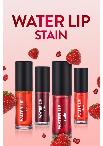 Water Lip Stain Yoğun Renk Veren Uzun Süre Kalıcı Mat Dudak Tint'i (002 Love Craft) 8682536042178