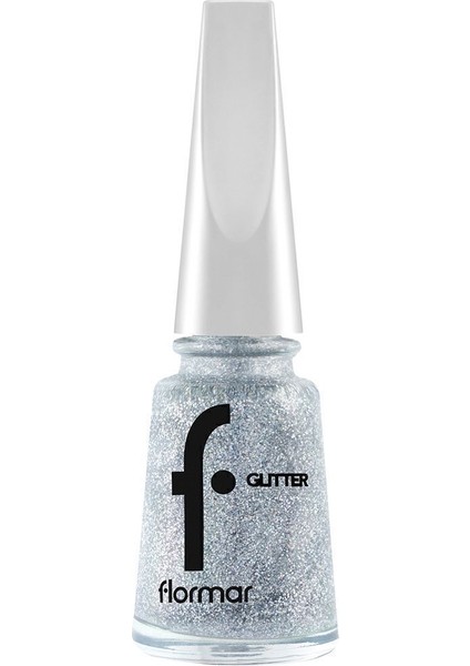 Glitter Yarı Transparan & Parlak Bitişli Simli Oje