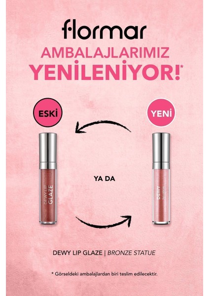 Dewy Lip Glaze Nemlendirici Etkili Yarı Transparan Dudak Parlatıcısı (005 Bronze Statue) 8682536068093