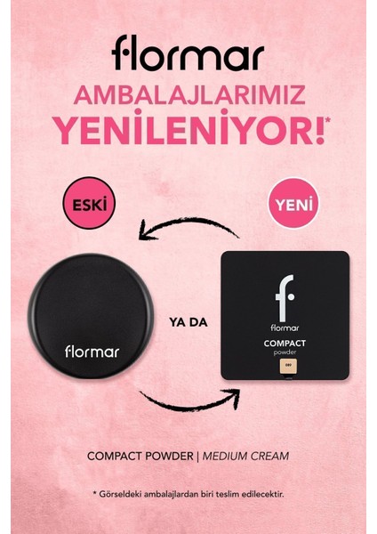 Yüksek Pigmentli & Yarı Mat Bitişli Ince Yapılı Kompakt Pudra