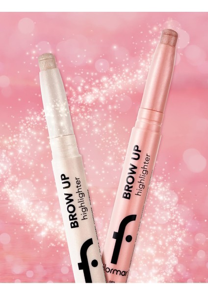 Kremsi Dokulu Brow Up Highlighter Pencil Aydınlatıcı Kalem- Gümüş (001 Diamond) 8682536072434