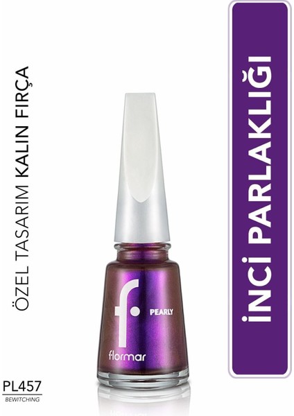 Pearly Yoğun Işıltı Veren Uzun Süre Kalıcı Sedefli Oje (PL457 Bewitching) 8682536035651